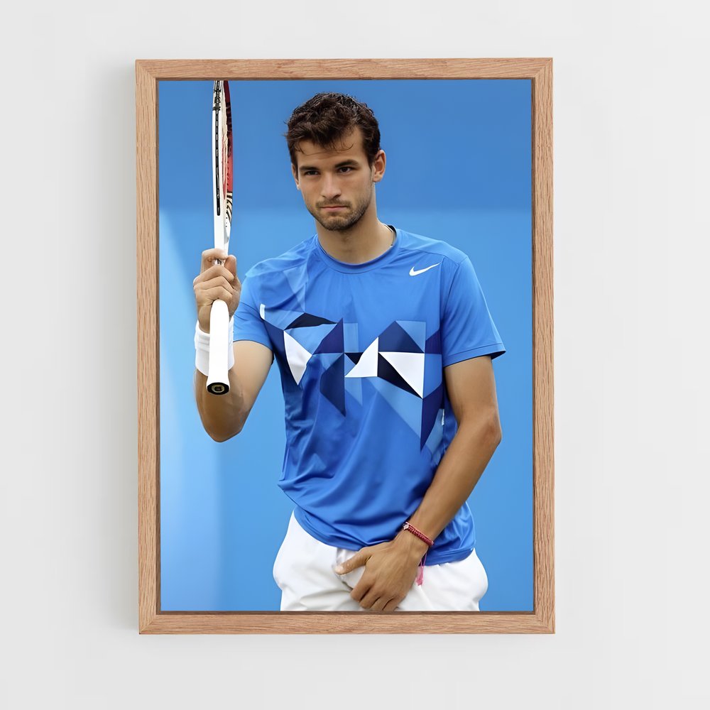 Poster Grigor dimitrov – affiche Tennis (vue 4)